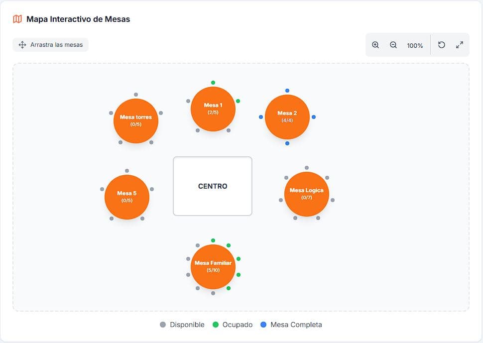 Table assignment interface