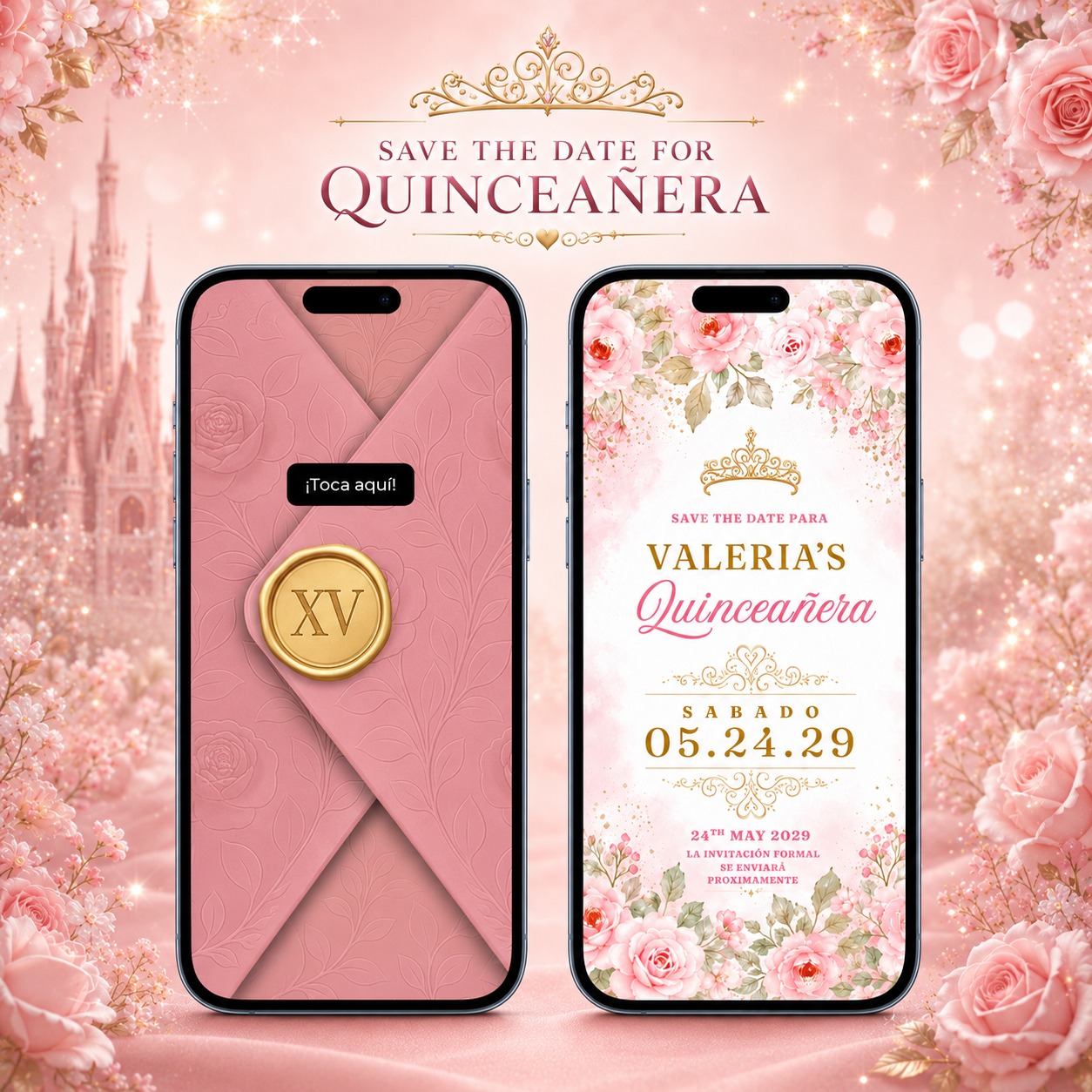 Quinceañera / Sweet 15-16 Save the Date-1