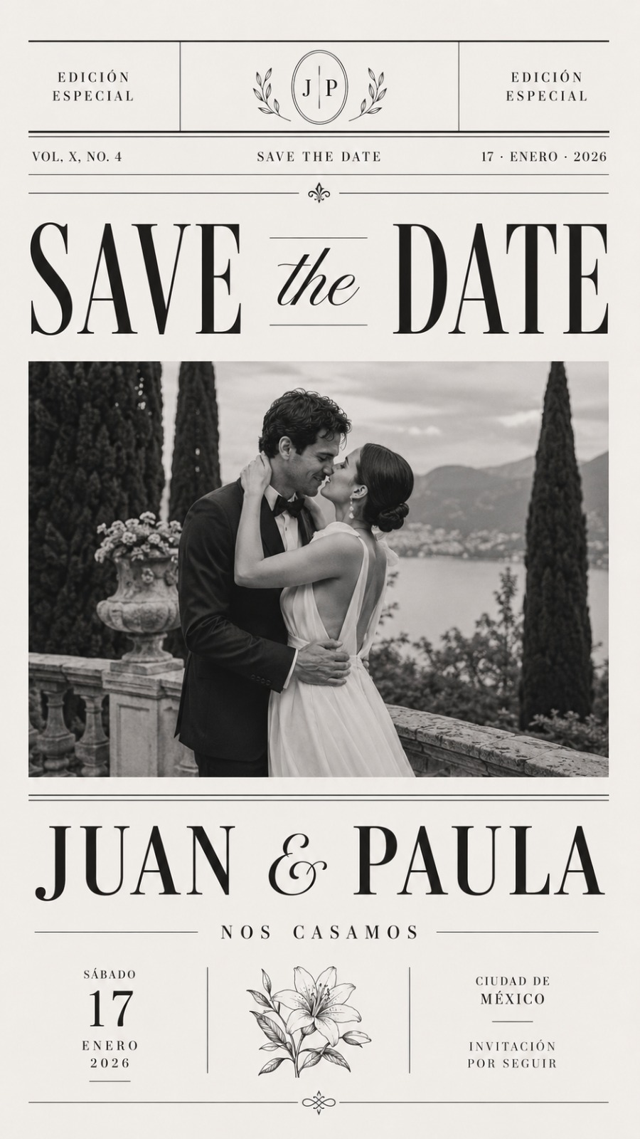 Save the Date Edición Especial