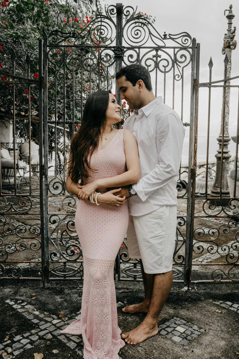 Fotografía de pareja de muestra