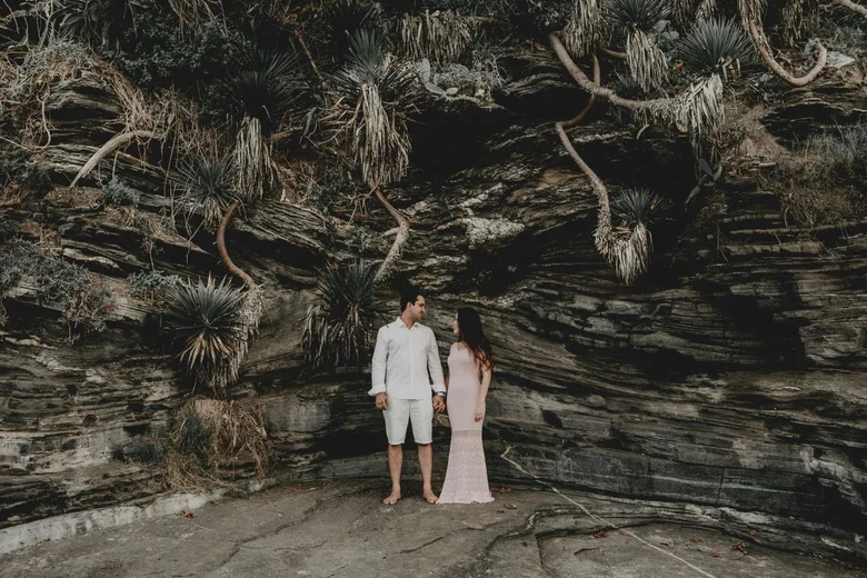 Fotografía de pareja de muestra