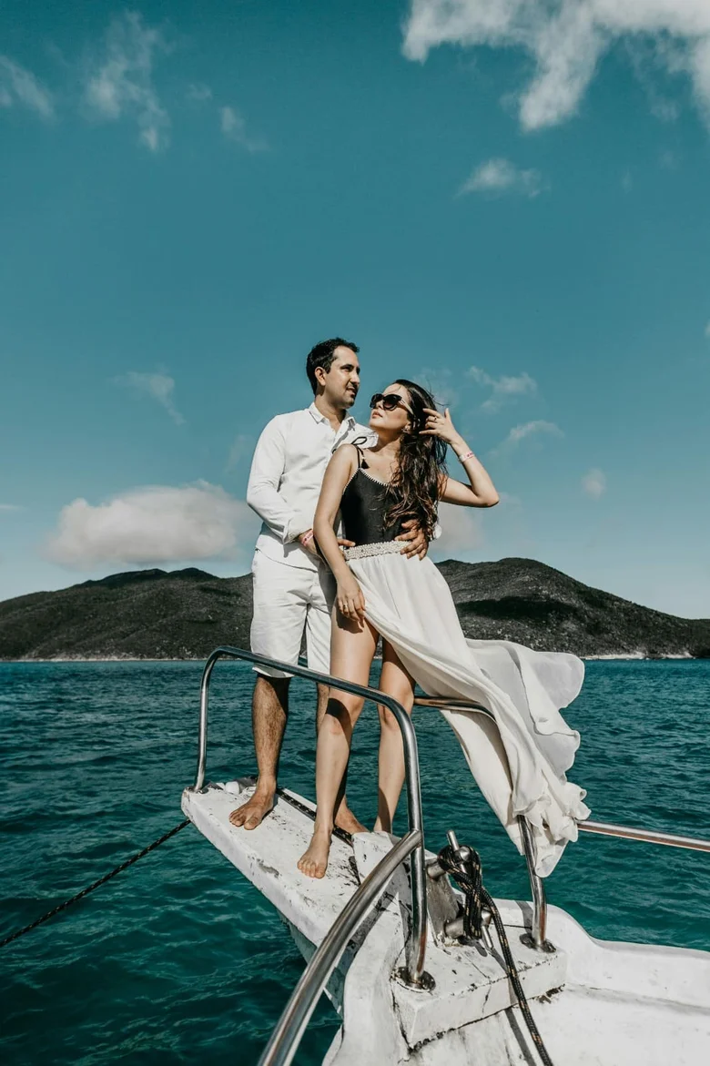 Fotografía de pareja de muestra